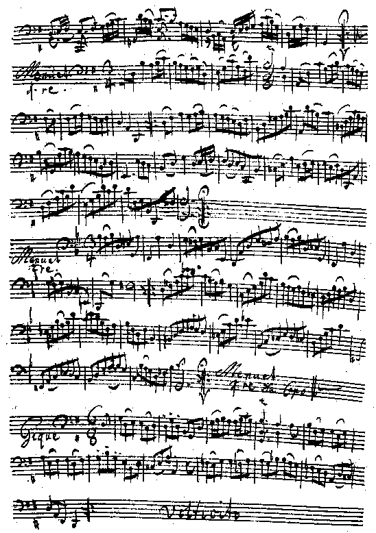 Cello Suite No. 1 in G: Sarabande (concl) - Menuet - Gigue